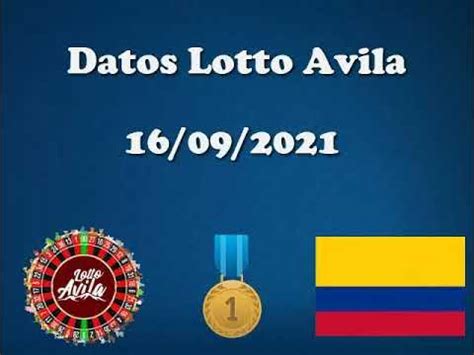 lotto avila resultado